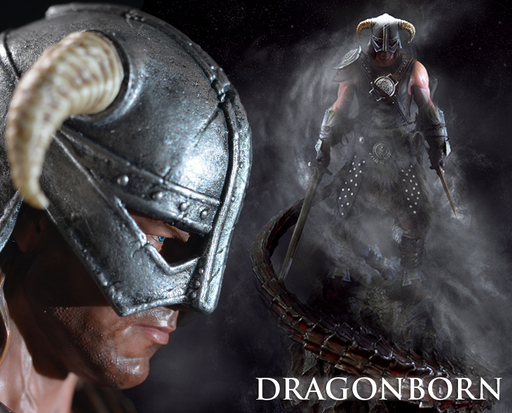 Elder Scrolls V: Skyrim, The - Прекрасные фигурки Dragonborn.